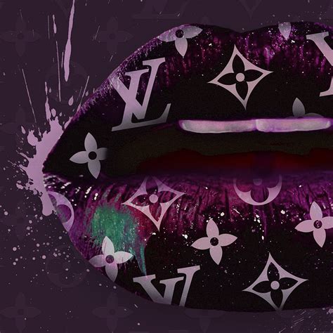 louis vuitton lips art